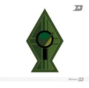 Escudo bordado inspeccion general de las fuerzas militares - IGEFM