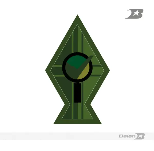 Escudo bordado inspeccion general de las fuerzas militares - IGEFM