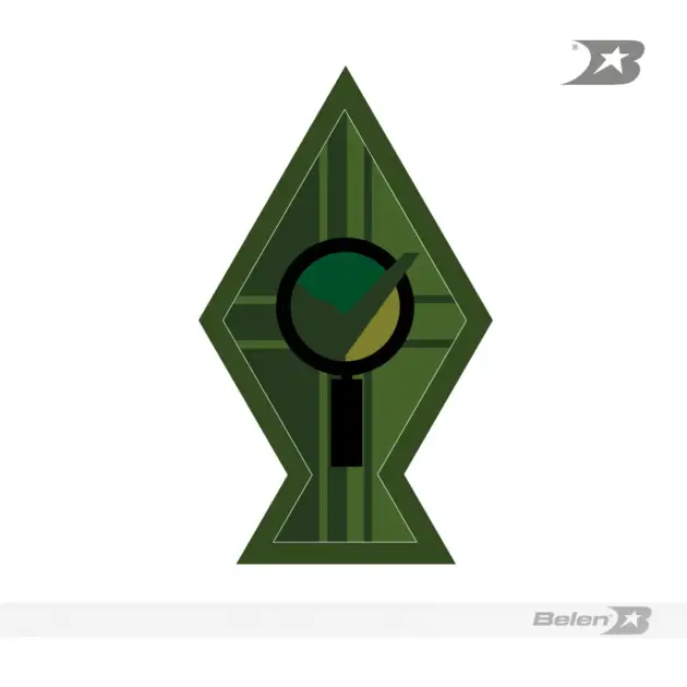 Escudo bordado inspeccion general de las fuerzas militares - IGEFM
