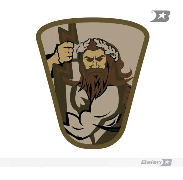 Escudo bordado Ejército Fuerza de tarea ZEUS - Imagen 3