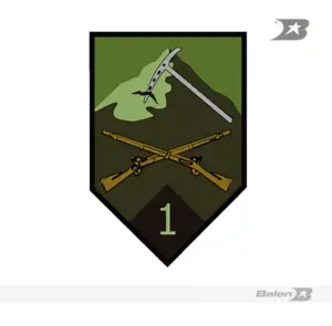 Parche batallón de alta montana No 1 TC Antonio Arredondo