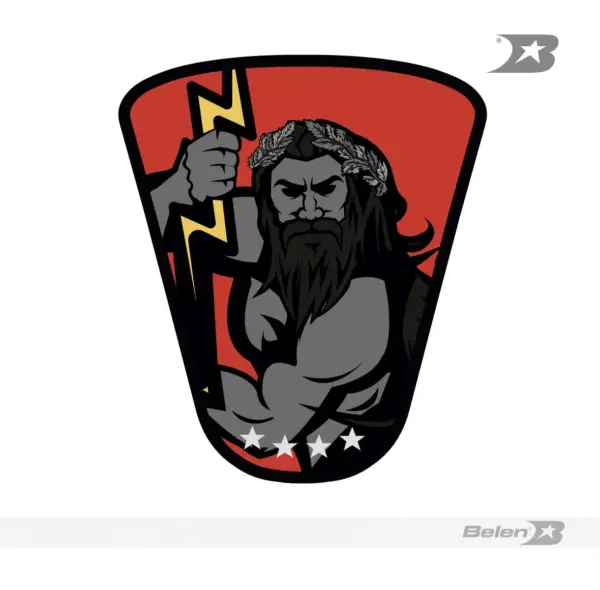 Escudo bordado Ejército Fuerza de tarea ZEUS - Imagen 2