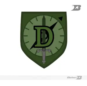 Escudo bordado comando de educacion y doctrina CEDOC