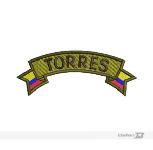 PARCHE  3D PUENTE APELLIDO