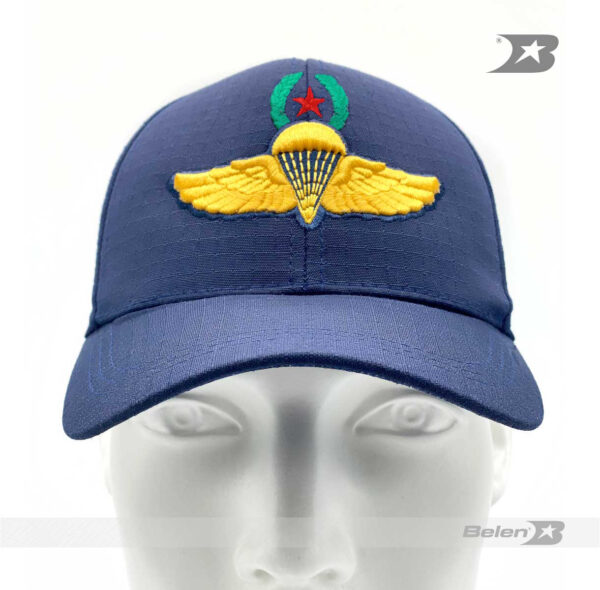Gorra colección paracaidista experto azul oscuro lema - Imagen 2