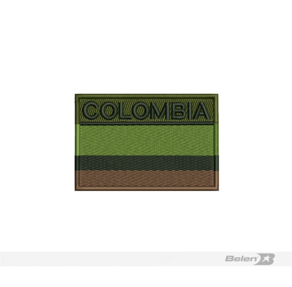 Parche bandera Colombia uniforme 2.0