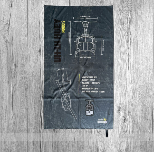 Toalla microfibra estampada huey talla L