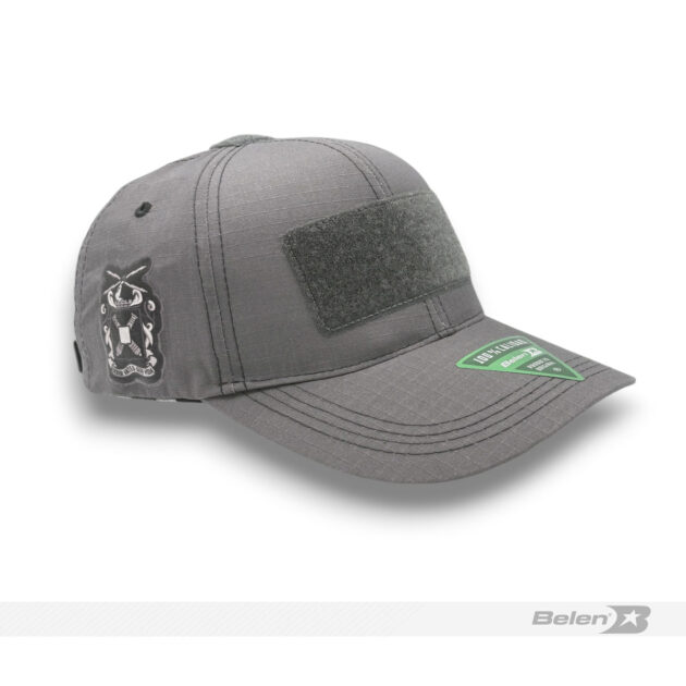 Gorra táctica gris velcro artilleria