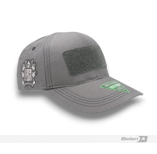 Gorra táctica gris velcro infanteria