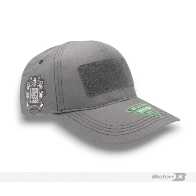 Gorra táctica gris velcro infanteria