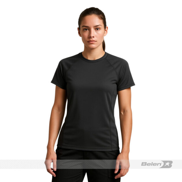 Camiseta táctical T-shirt T SD verde camaleón mujer