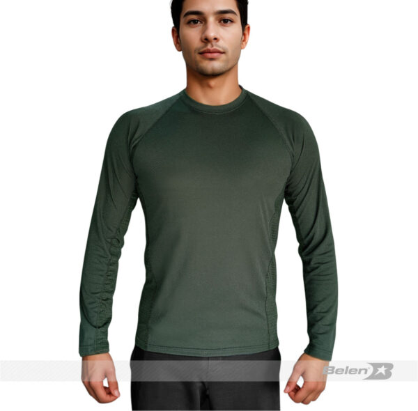 Camiseta táctical T-shirt T/F-JK  manga larga verde camaleón