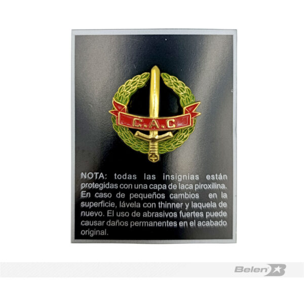 distintivo CAC