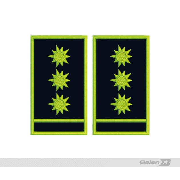 insignia mayor general no 4a liso mujer