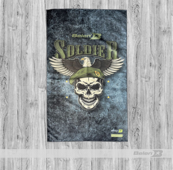 Toalla microfibra skull soldier