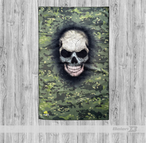 Toalla microfibra skull colombia lema - Imagen 2