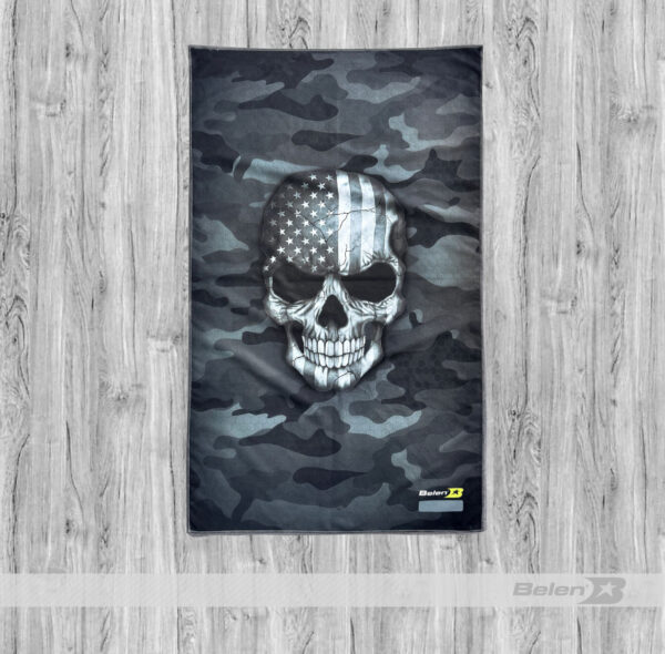 Toalla microfibra skull usa - Imagen 2