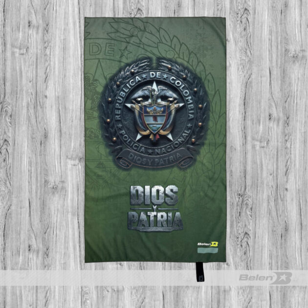 Toalla microfibra heraldica policia T-M