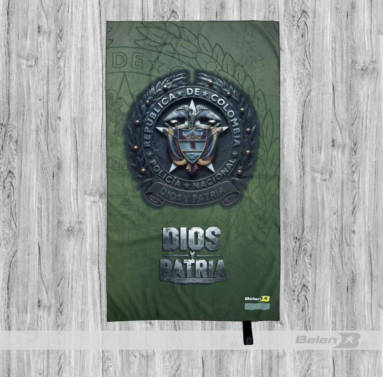 Toalla microfibra heraldica policia T-M