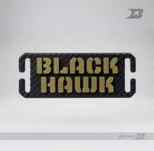 MOLLE TAG LETRERO BLACK HAWK