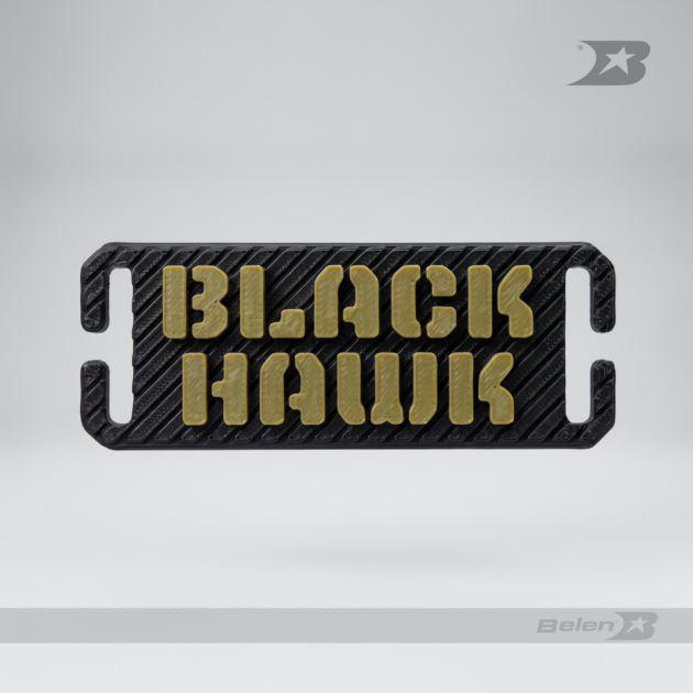 MOLLE TAG LETRERO BLACK HAWK